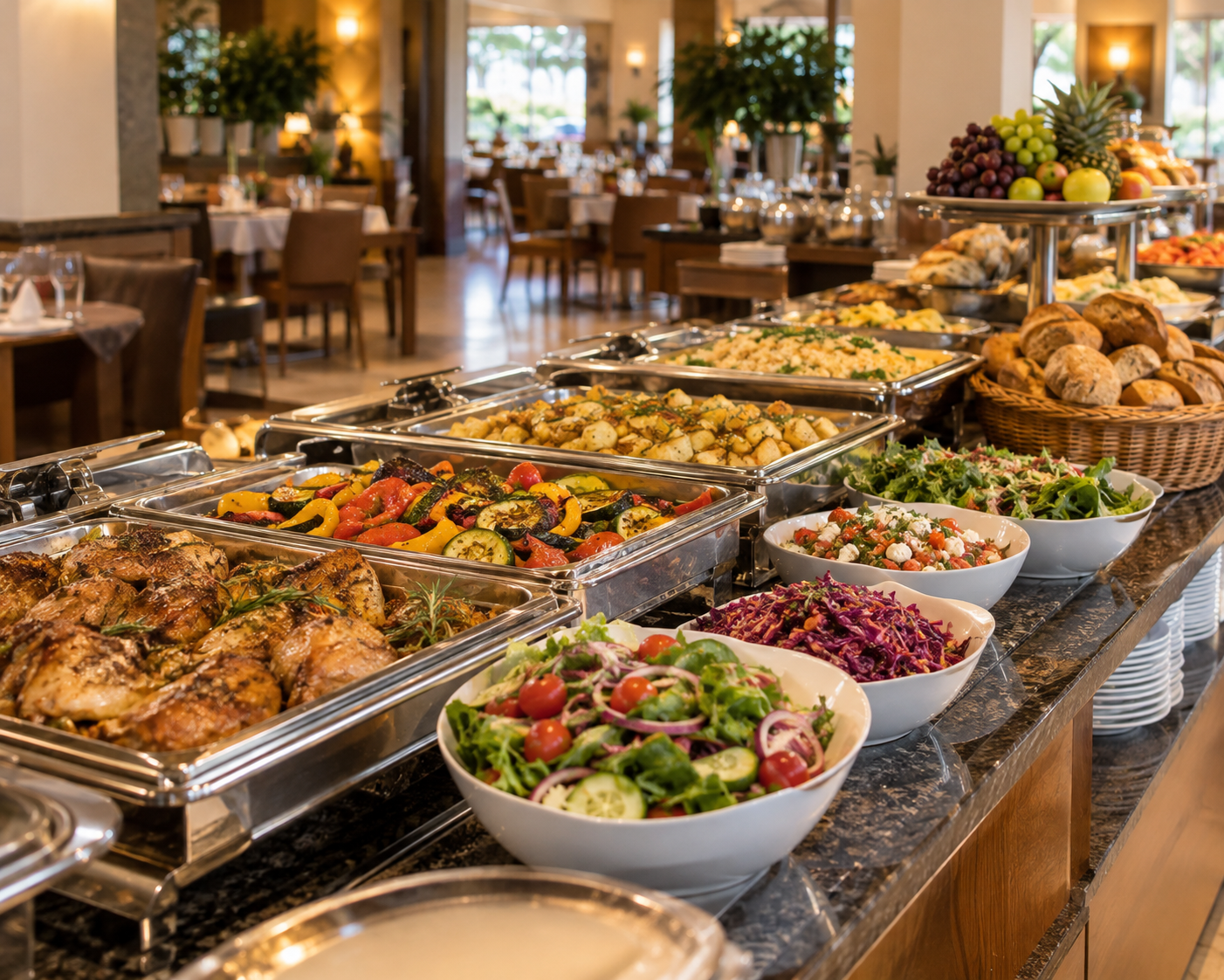 Buffet dining